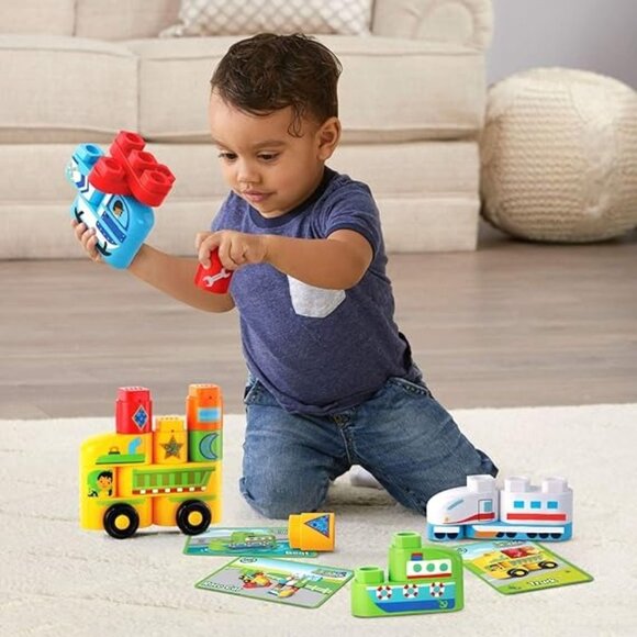 Leapfrog Leap Builders Blocks Soar and Zoom Vehicles For Age 2+ New in Box - Picture 4 of 16